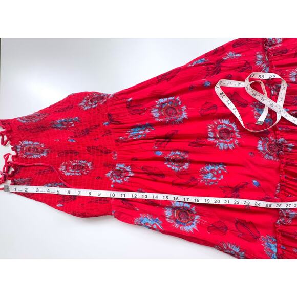 Intimately Free People Garden Party Floral Tiered Maxi Dress Size Small - Picture 14 of 16